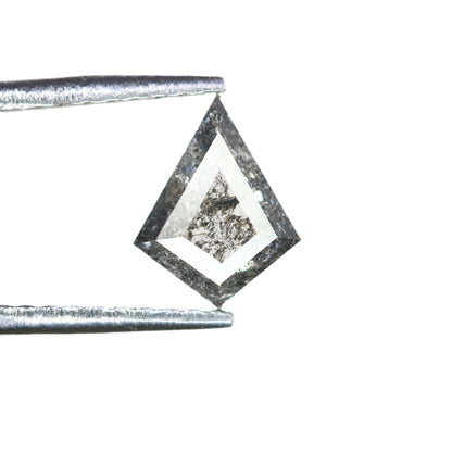 0.49 CT Shape Salt and Pepper Kite Shape - Natural Kite shape Loose Diamond -For 14k Gold Jewelry - Christmas Gift - LABORDAY Offer