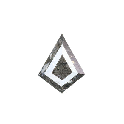 0.49 CT Shape Salt and Pepper Kite Shape - Natural Kite shape Loose Diamond -For 14k Gold Jewelry - Christmas Gift - LABORDAY Offer