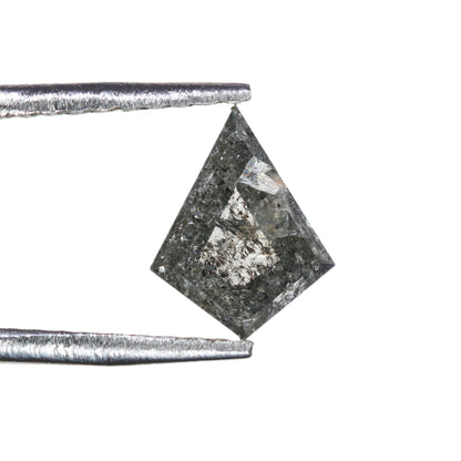0.49 CT Shape Salt and Pepper Kite Shape - Natural Kite shape Loose Diamond -For 14k Gold Jewelry - Christmas Gift - LABORDAY Offer