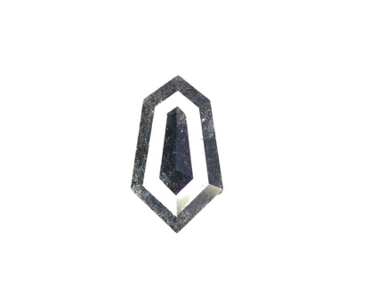 0.5 CT Natural Loose Hexagon - Salt and Pepper Hexagon For Rings - Rings Gifts For Wedding -  Fancy Gift for Her - Handmade Diamond