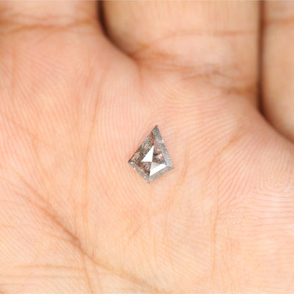 0.49 CT Shape Salt and Pepper Kite Shape - Natural Kite shape Loose Diamond -For 14k Gold Jewelry - Christmas Gift - LABORDAY Offer