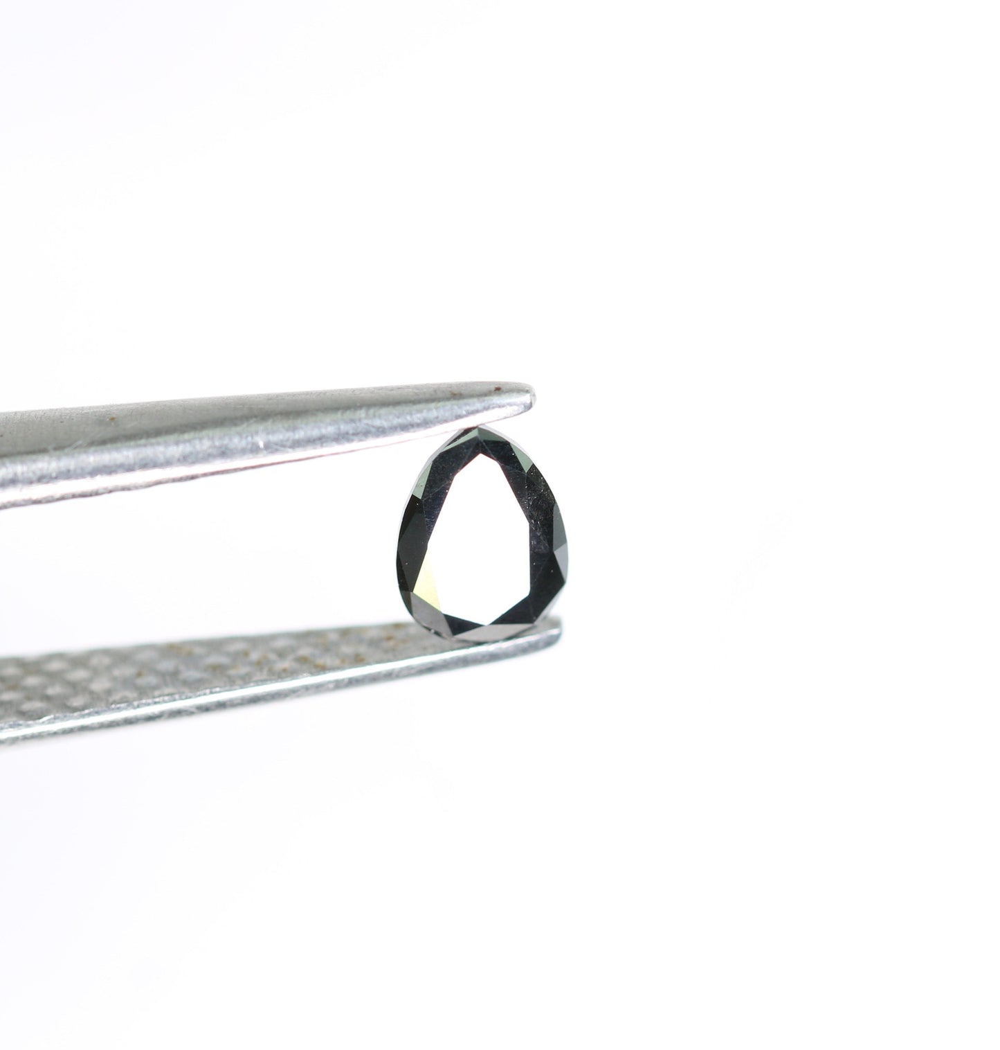 0.43 CT Pear Shape Fancy Black Diamond | Gem for Custom Engagement Ring and Wedding Jewelry | Perfect Gift for Girlfriend or Wife |