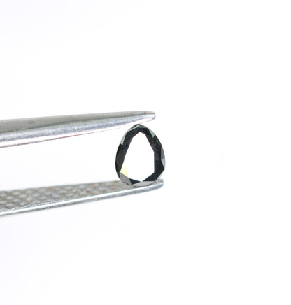 0.43 CT Pear Shape Fancy Black Diamond | Gem for Custom Engagement Ring and Wedding Jewelry | Perfect Gift for Girlfriend or Wife |