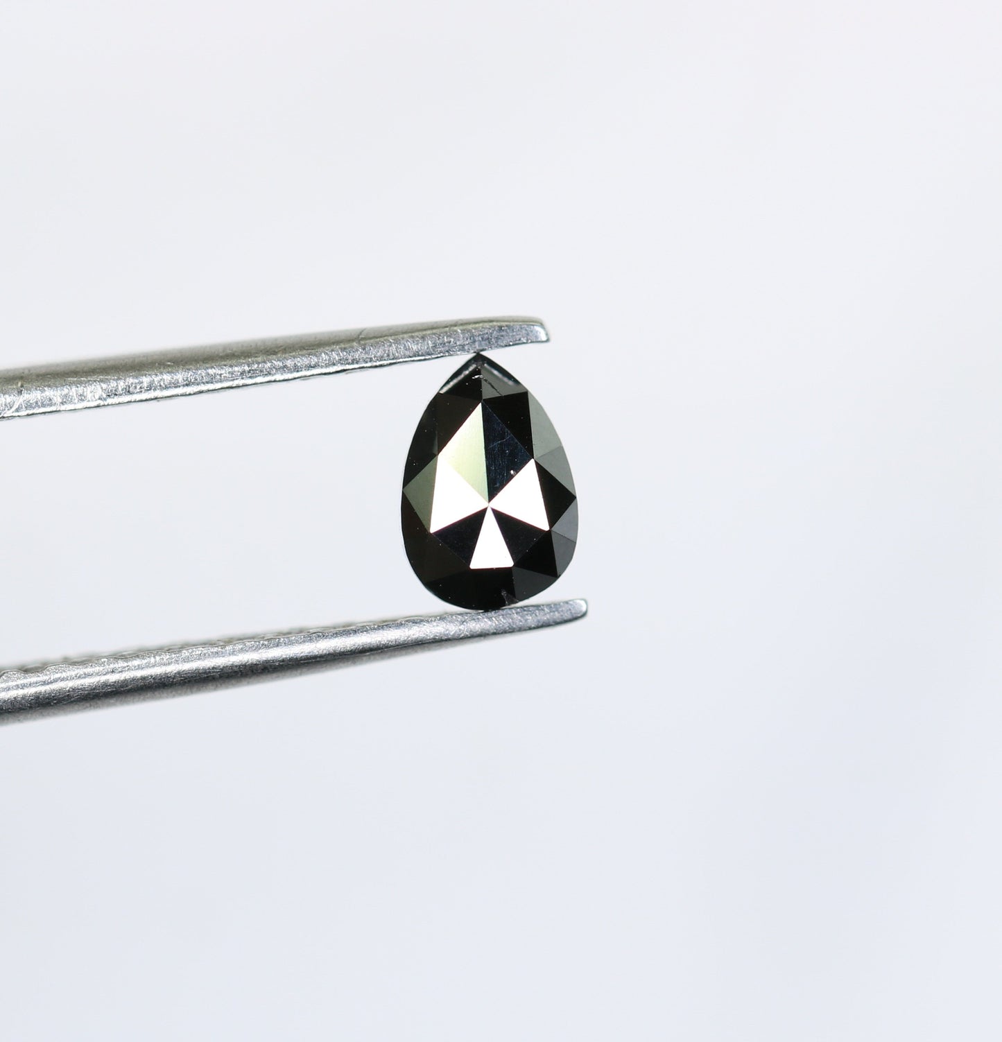 0.43 CT Pear Shape Fancy Black Diamond | Gem for Custom Engagement Ring and Wedding Jewelry | Perfect Gift for Girlfriend or Wife |
