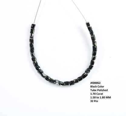 Stunning Black Diamond Gemstones | Premium Faceted Loose Beads for Vintage Crystal Necklaces | Artisan Jewelry Making Supplies