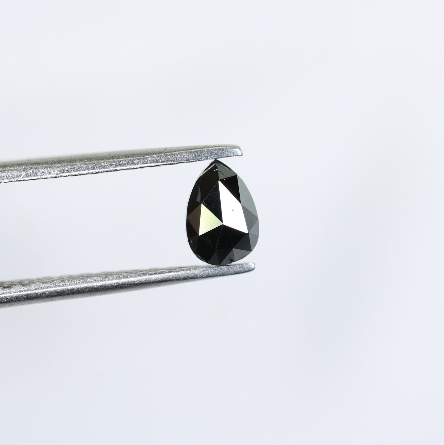 0.43 CT Pear Shape Fancy Black Diamond | Gem for Custom Engagement Ring and Wedding Jewelry | Perfect Gift for Girlfriend or Wife |