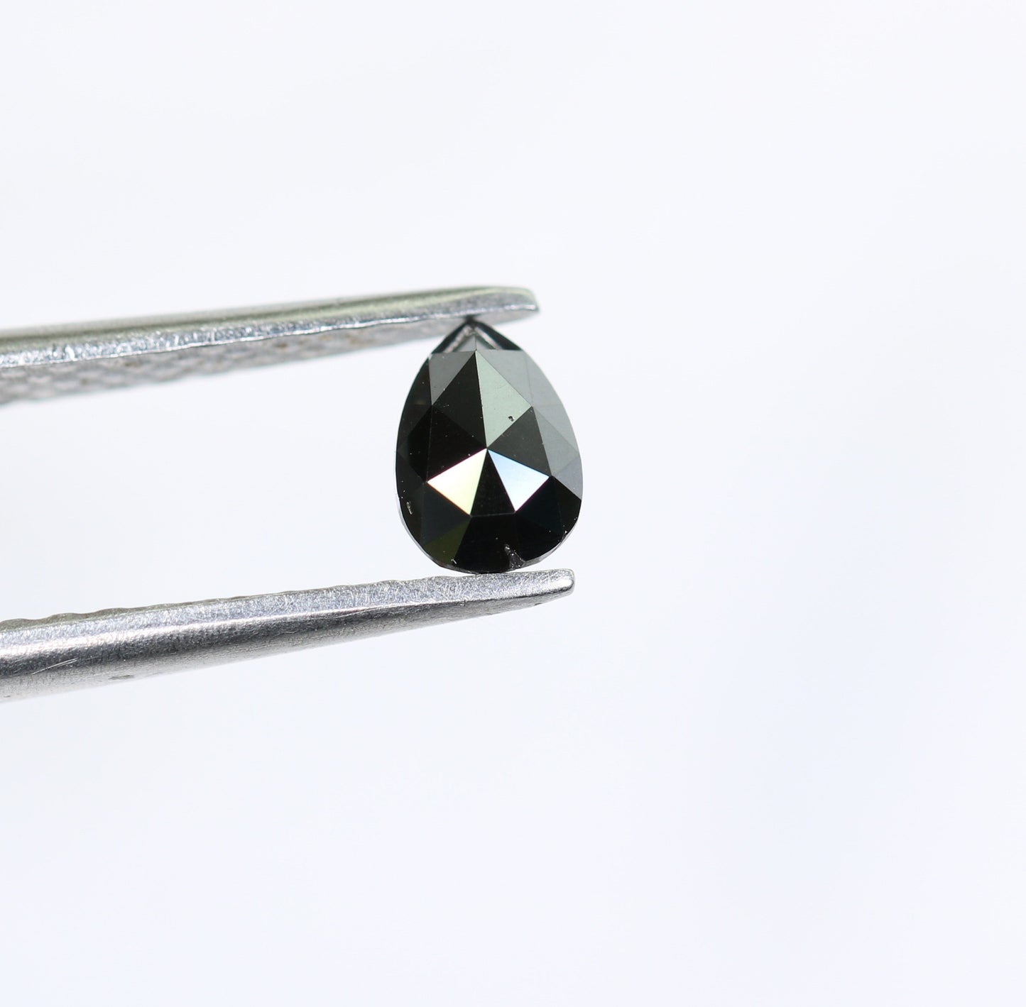 0.43 CT Pear Shape Fancy Black Diamond | Gem for Custom Engagement Ring and Wedding Jewelry | Perfect Gift for Girlfriend or Wife |