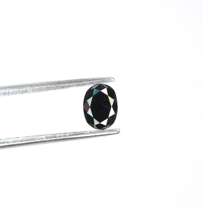 0.43 CT Fancy Black Oval Diamond | Ideal for Engagement Ring, Wedding Jewelry | Gift for Girlfriend, Wife | Gold Ring