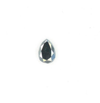 0.43 CT Pear Shape Fancy Black Diamond | Gem for Custom Engagement Ring and Wedding Jewelry | Perfect Gift for Girlfriend or Wife |