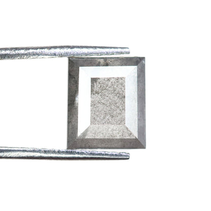 1.66 CT Salt And Pepper Geometric Shaped Natural Diamond For Engagement Ring, Gift For HerFor Gold Ring Diamonds
