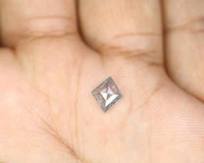 0.73 CT Shape Salt and Pepper Kite Shape - Natural Kite shape Loose Diamond -For 14k Gold Jewelry - Christmas Gift - LABORDAY Offer