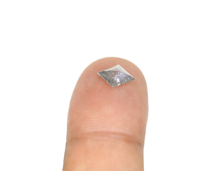 0.73 CT Shape Salt and Pepper Kite Shape - Natural Kite shape Loose Diamond -For 14k Gold Jewelry - Christmas Gift - LABORDAY Offer