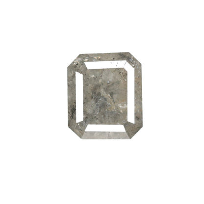 1.55 CT Natural Loose Emerald Salt and Pepper-Emerald Cut For Jewelry-Emerald Diamonds-Gıfts for her-Sale Offer-LABORDAY Offer -Special Gift