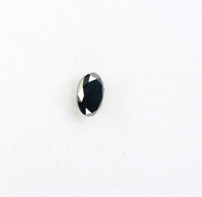 0.59 CT Rustic Black Oval Diamond | Oval Shape for Wedding Jewelry, Engagement Ring | Rustic Black Diamond for Gold Ring