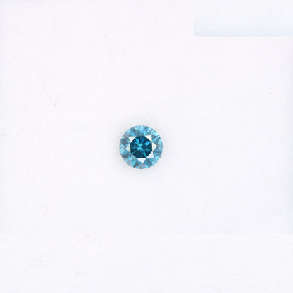 0.47 CT Natural Round Brilliant Cut Blue Polished Diamond | Ideal for Wedding Jewelry and Gold Rings | High-Quality Loose Gemstone