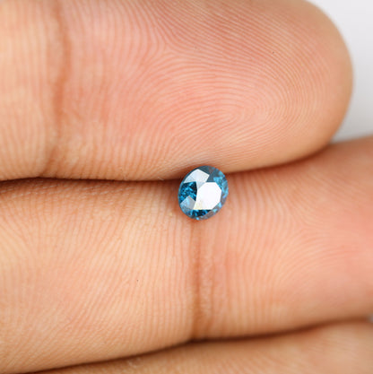 0.47 CT Natural Round Brilliant Cut Blue Polished Diamond | Ideal for Wedding Jewelry and Gold Rings | High-Quality Loose Gemstone