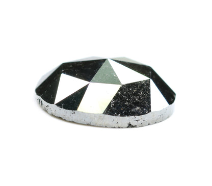3.10 CT Fancy Black Oval Diamond | Loose Polished Big Diamond for Wedding Ring | Gold Ring Diamond