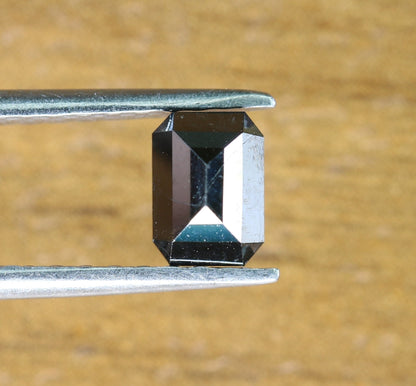 0.66 CT Natural Loose Emerald Cut Salt & Pepper Diamond - Unique Gift for Her - Labor Day Sale