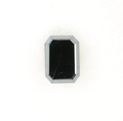 0.66 CT Natural Loose Emerald Cut Salt & Pepper Diamond - Unique Gift for Her - Labor Day Sale