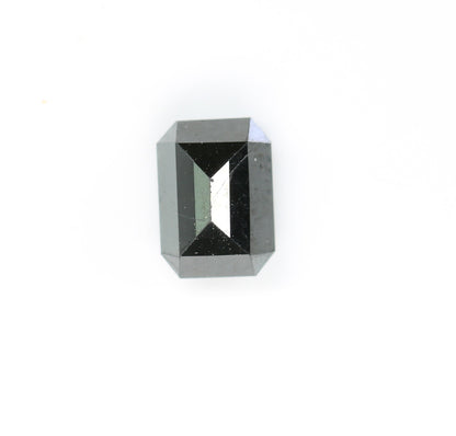 0.66 CT Natural Loose Emerald Cut Salt & Pepper Diamond - Unique Gift for Her - Labor Day Sale