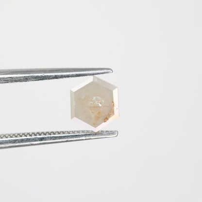 0.79 Salt and Pepper Hexagon Cut - Natural Loose Hexagon Shape -Unique Diamond for Ring - Special Gift for Her - Wholesaler of Diamond