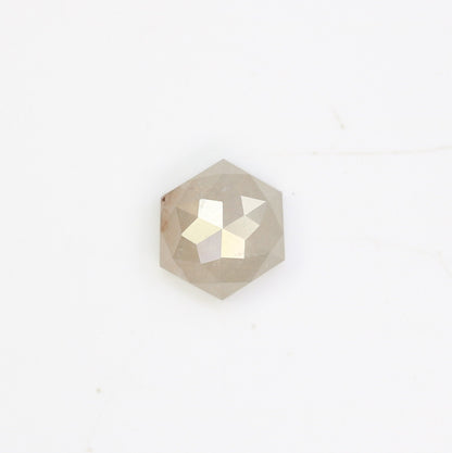 0.79 Salt and Pepper Hexagon Cut - Natural Loose Hexagon Shape -Unique Diamond for Ring - Special Gift for Her - Wholesaler of Diamond
