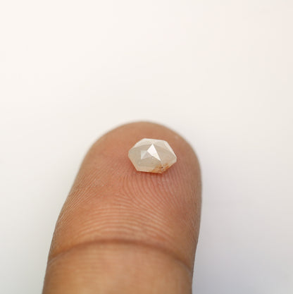 0.79 Salt and Pepper Hexagon Cut - Natural Loose Hexagon Shape -Unique Diamond for Ring - Special Gift for Her - Wholesaler of Diamond