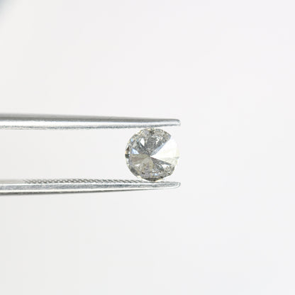 0.51 CT Natural Round Brilliant Cut Salt and Pepper Diamond | Ideal for Wedding Jewelry, Engagement Rings,Gold Rings | Perfect Gift for Wife