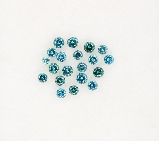 0.56 CT Fancy Round Brilliant Cut Treated Blue Diamond |Ideal for Wedding Jewelry, Engagement Rings, and Gifts |Perfect for Wife or Birthday