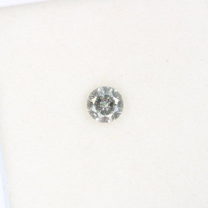 0.51 CT Natural Round Brilliant Cut Salt and Pepper Diamond | Ideal for Wedding Jewelry, Engagement Rings,Gold Rings | Perfect Gift for Wife
