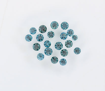 0.56 CT Fancy Round Brilliant Cut Treated Blue Diamond |Ideal for Wedding Jewelry, Engagement Rings, and Gifts |Perfect for Wife or Birthday