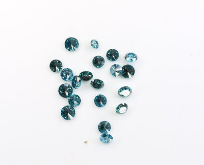 0.56 CT Fancy Round Brilliant Cut Treated Blue Diamond |Ideal for Wedding Jewelry, Engagement Rings, and Gifts |Perfect for Wife or Birthday