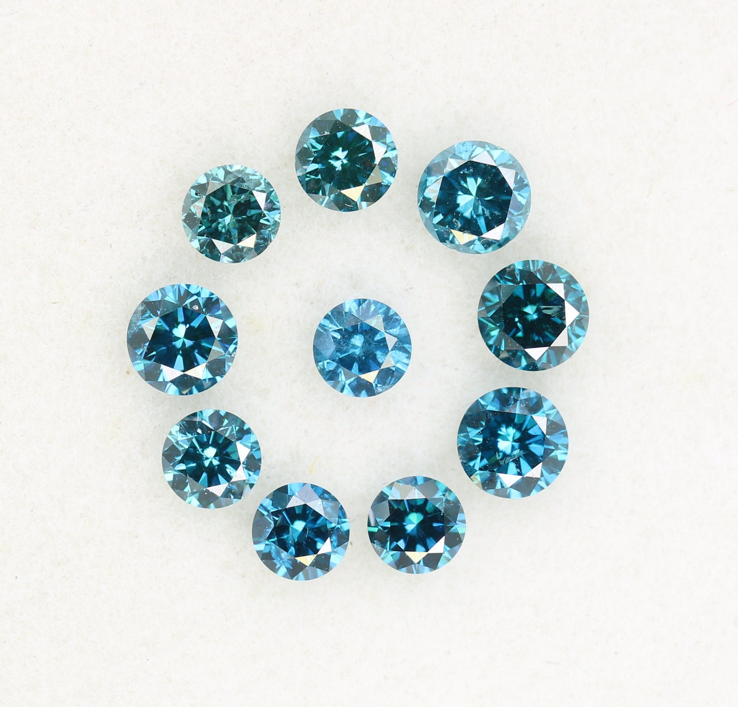 1.12 CT Treated Blue Round Brilliant Cut Polished Diamond | Ideal for Engagement Rings, Wedding Jewelry, and Gifts | Perfect for Girlfriend