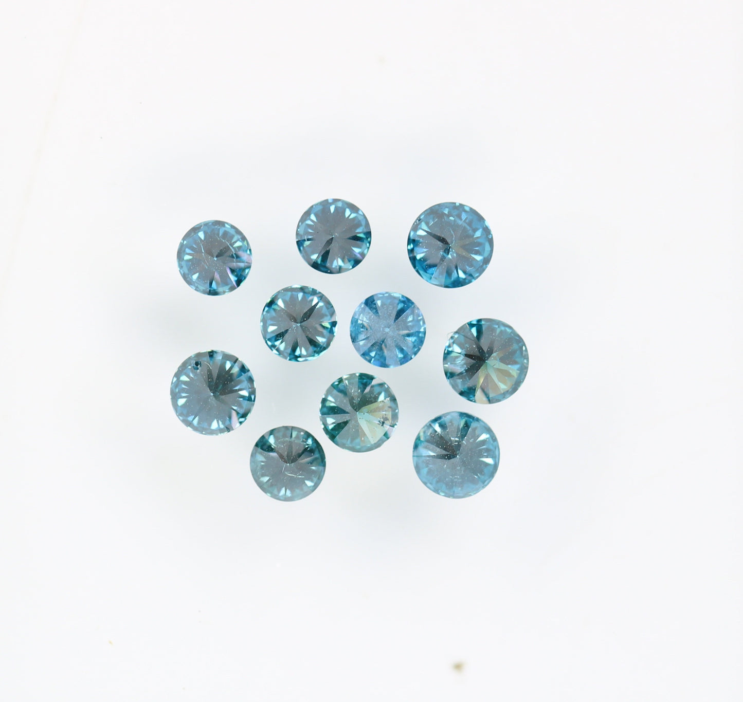 1.12 CT Treated Blue Round Brilliant Cut Polished Diamond | Ideal for Engagement Rings, Wedding Jewelry, and Gifts | Perfect for Girlfriend