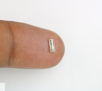 0.2 CT Natural Light Grey Baguette Shape Diamond For Engagement Ring | Wedding Jewelry | Gift For Wife | Gift For Men | Birthday Gift