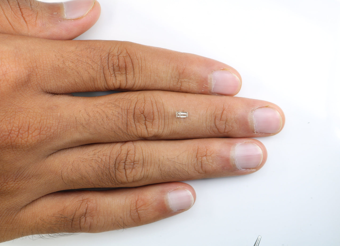 0.2 CT Natural Light Grey Baguette Shape Diamond For Engagement Ring | Wedding Jewelry | Gift For Wife | Gift For Men | Birthday Gift