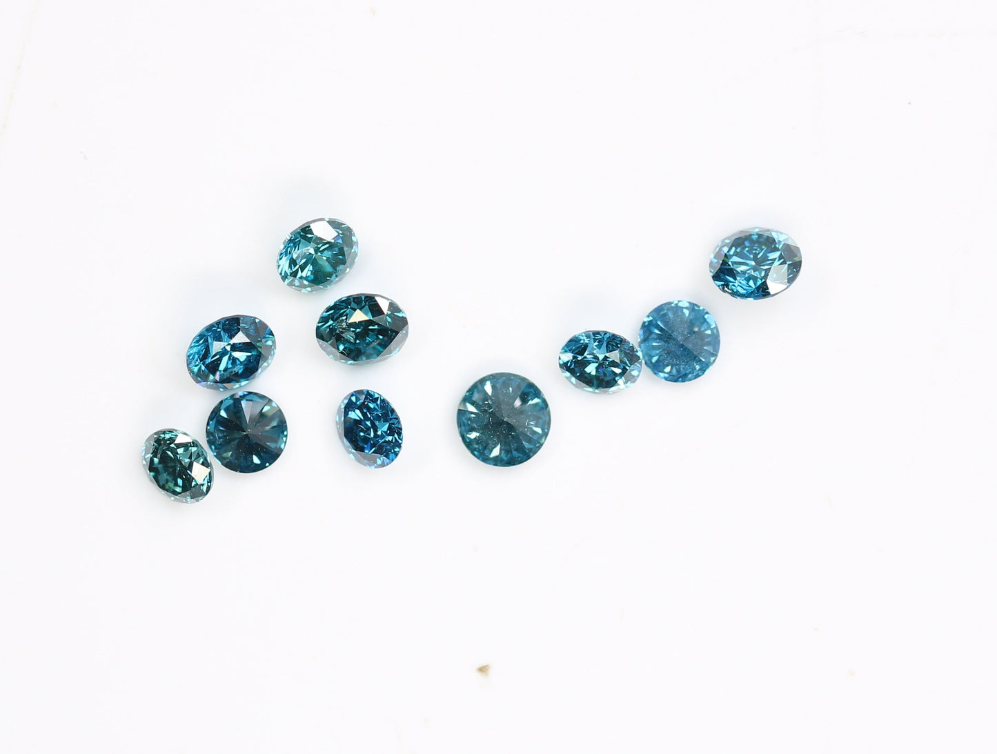 1.12 CT Treated Blue Round Brilliant Cut Polished Diamond | Ideal for Engagement Rings, Wedding Jewelry, and Gifts | Perfect for Girlfriend