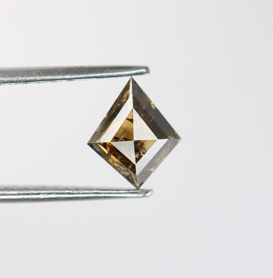 1.05 CT Shape Salt and Pepper Kite Shape - Natural Kite shape Loose Diamond -For 14k Gold Jewelry - Christmas Gift - LABORDAY Offer