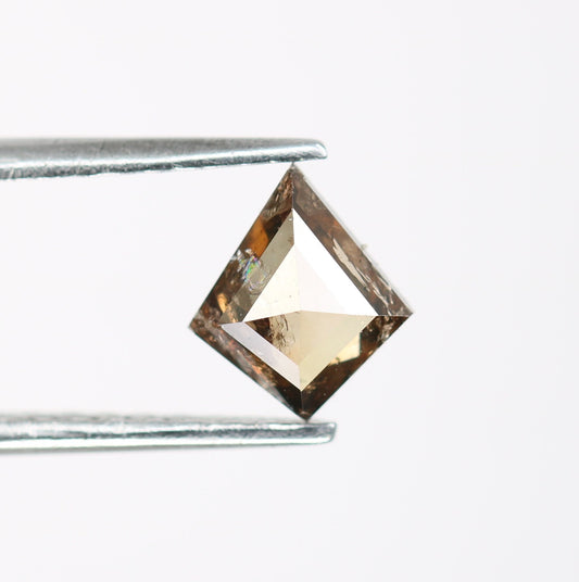0.68 Shape Salt and Pepper Kite Shape - Natural Kite shape Loose Diamond -For 14k Gold Jewelry - Christmas Gift - LABORDAY Offer