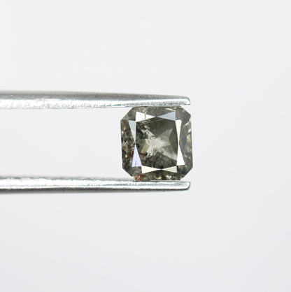 0.55 CT Emerald Cut Loose Salt & Pepper Diamond - Ideal for Wedding Rings - Labor Day Sale