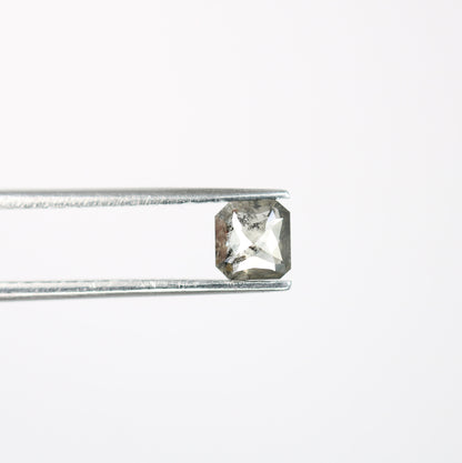 0.55 CT Emerald Cut Loose Salt & Pepper Diamond - Ideal for Wedding Rings - Labor Day Sale