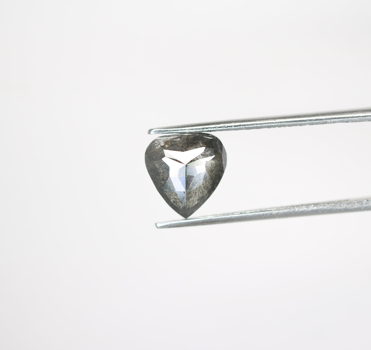 2.13 CT Natural Heart Shape Salt and Pepper Rustic Diamond For Proposal Ring | Gift For Girl Friend | Gift For Boy Friend | Birthday Gift