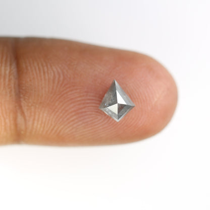 1.08 CT Shape Salt and Pepper Kite Shape - Natural Kite shape Loose Diamond -For 14k Gold Jewelry - Christmas Gift - LABORDAY Offer