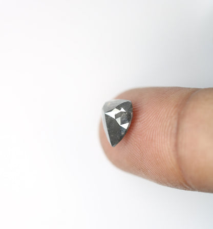 2.13 CT Natural Heart Shape Salt and Pepper Rustic Diamond For Proposal Ring | Gift For Girl Friend | Gift For Boy Friend | Birthday Gift