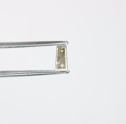 0.15 CT Baguette Shape Salt And Pepper Diamond | Natural Loose Black/Grey Diamonds For Weeding & Earring | For pendant | For Bracelet