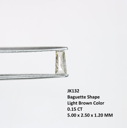 0.15 CT Baguette Shape Salt And Pepper Diamond | Natural Loose Black/Grey Diamonds For Weeding & Earring | For pendant | For Bracelet