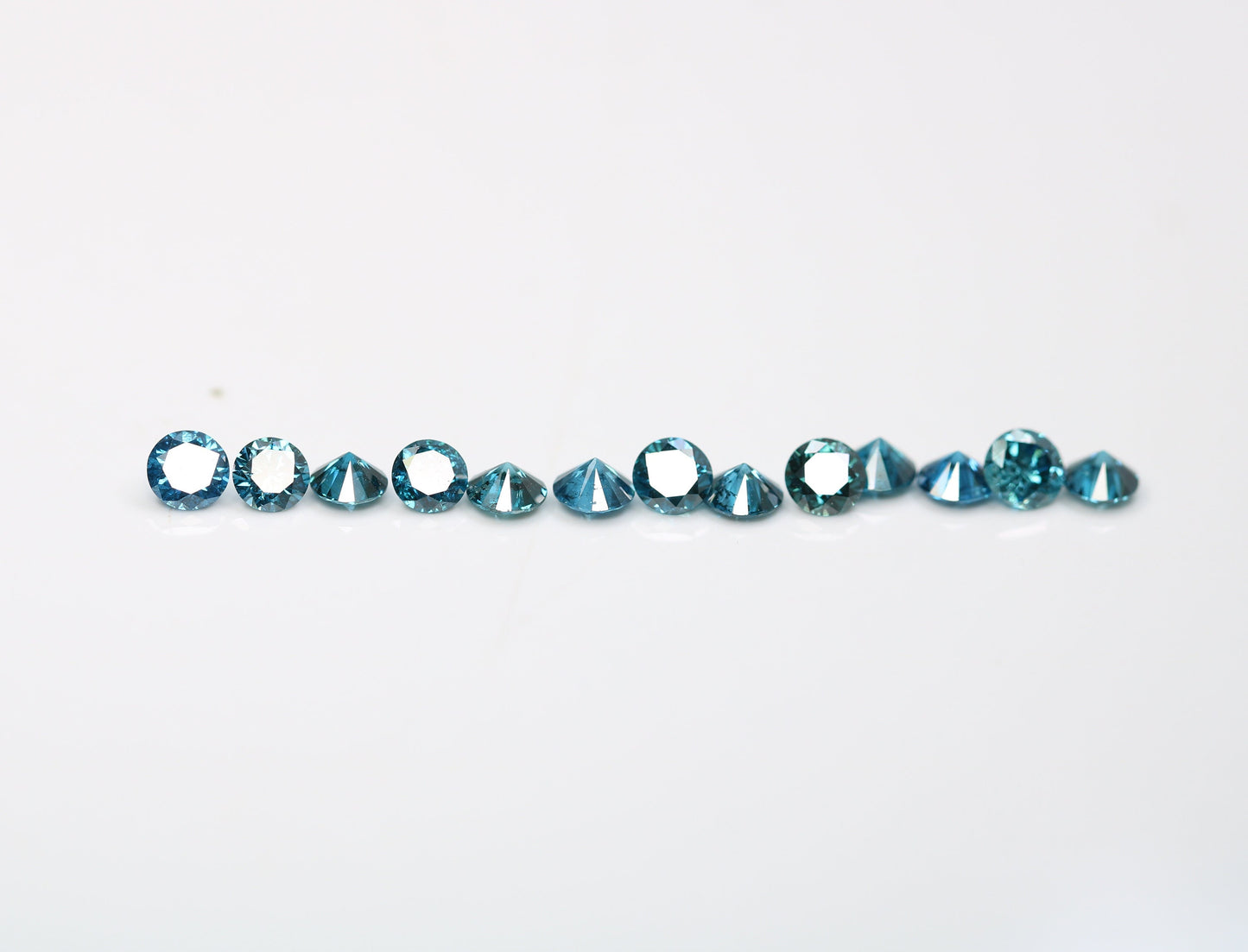 1.09 CT Blue Round Brilliant Cut Polished Diamond | Ideal for Engagement Rings, Halo Set Designs, and Wedding Gifts | Perfect for Wife