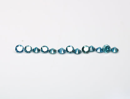 1.09 CT Blue Round Brilliant Cut Polished Diamond | Ideal for Engagement Rings, Halo Set Designs, and Wedding Gifts | Perfect for Wife