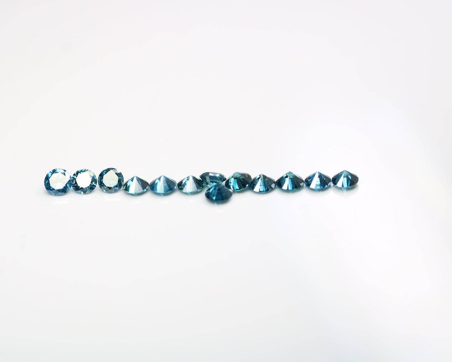 1.09 CT Blue Round Brilliant Cut Polished Diamond | Ideal for Engagement Rings, Halo Set Designs, and Wedding Gifts | Perfect for Wife