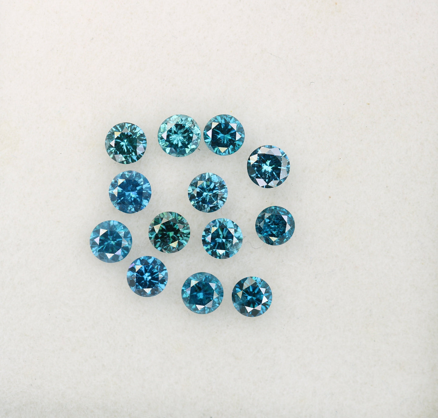 1.09 CT Blue Round Brilliant Cut Polished Diamond | Ideal for Engagement Rings, Halo Set Designs, and Wedding Gifts | Perfect for Wife